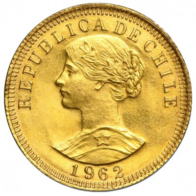 Goldmünze 50 Peso Chile