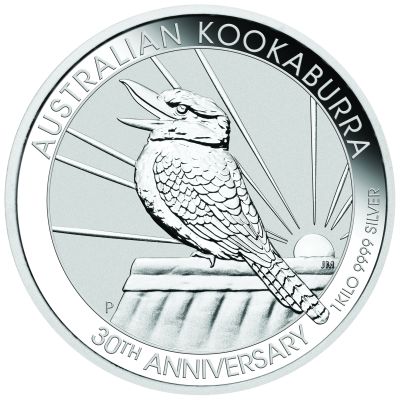 Silbermünze Kookaburra 1 kg 2020  differenzbesteuert 