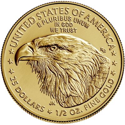 Goldmünze American Eagle 1/2 Unze
