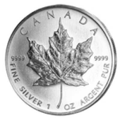 Silbermünze Maple Leaf 1 Unze / 500 Stück differenzbesteuert