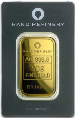 Goldbarren 50 Gramm Rand Refinery