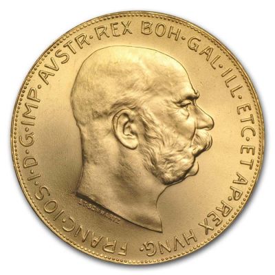 Goldmünze 100 Kronen Österreich