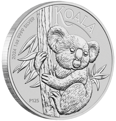 Silbermünze Koala 1 Unze 2024 differenzbesteuert