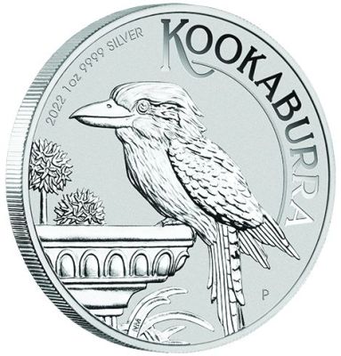 Silbermünze Kookaburra 1 Unze 2022 regelbesteuert 
